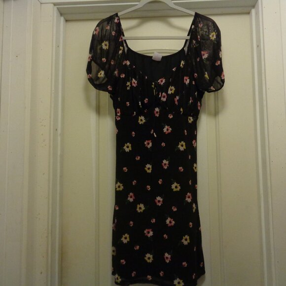 COQUETTE FEMININE GIRL FLOWERS DRESS BY NOBO  2X - Picture 2 of 6